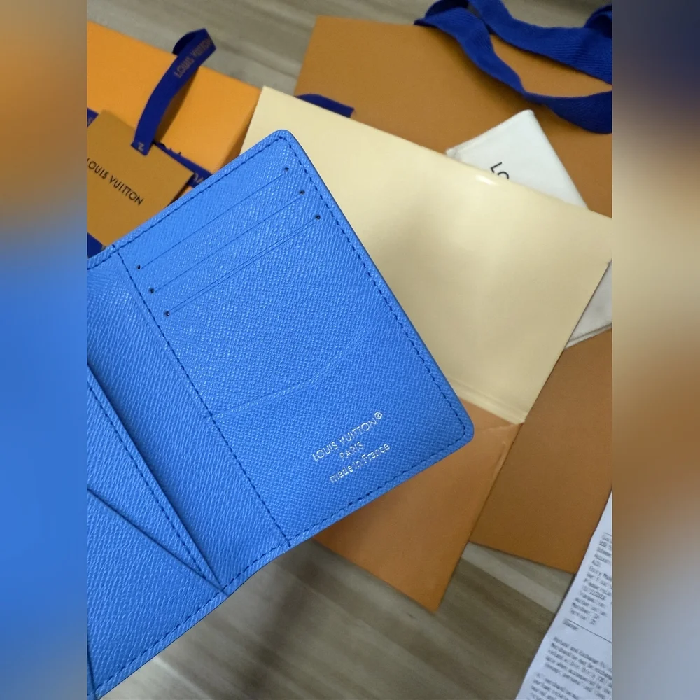 Louis Vuitton Pocket Organizer Blue - Picture 13 of 14